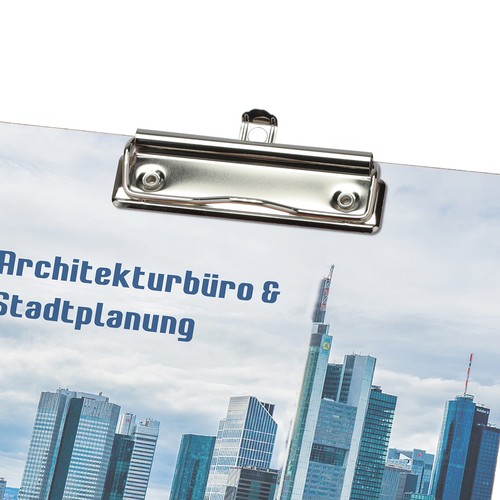 Porte-bloc à pince A4 carton - 3