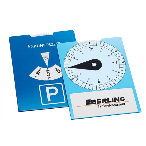 Disque de stationnement en carton "faire la navette" - 1