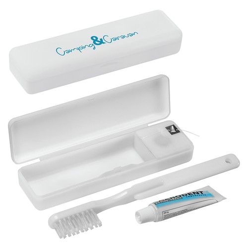 Set de voyage pour soins dentaires personnalisé "Duo
