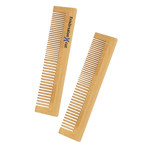 Peigne en bambou personnalisé