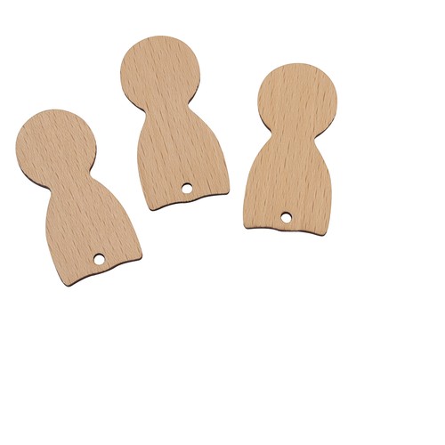 Jeton pour caddie en bois - 2