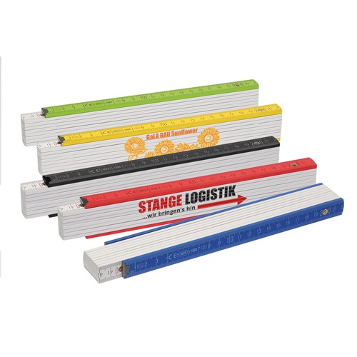 Mètre pliant en bois "Couleur" - 1