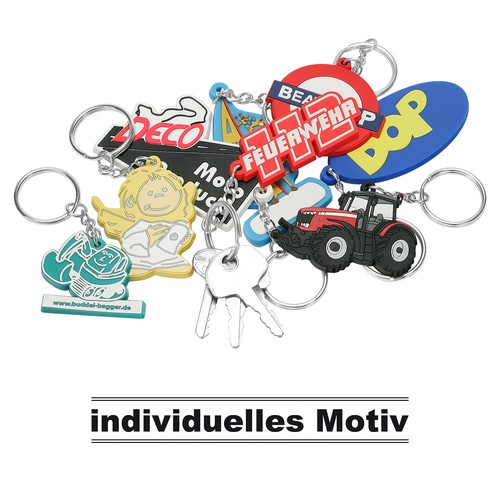 Porte-clés en PVC soft personnalisé