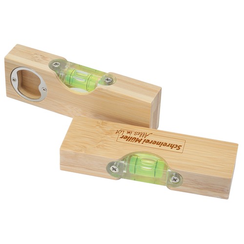 Niveau à bulle en bambou - 1