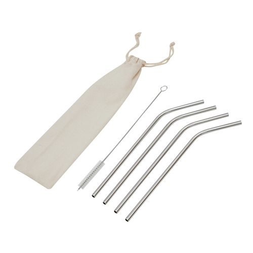 Kit paille en acier inoxydable DRINK HAPPY - 1