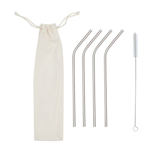 Kit paille en acier inoxydable DRINK HAPPY - 2