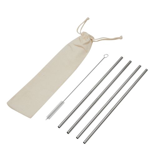 Kit de paille en acier inoxydable DRINK FRIENDLY - 1