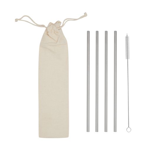 Kit de paille en acier inoxydable DRINK FRIENDLY - 2