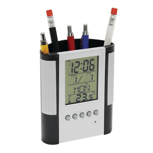 Pot à crayon/réveil LCD BUTLER - 1