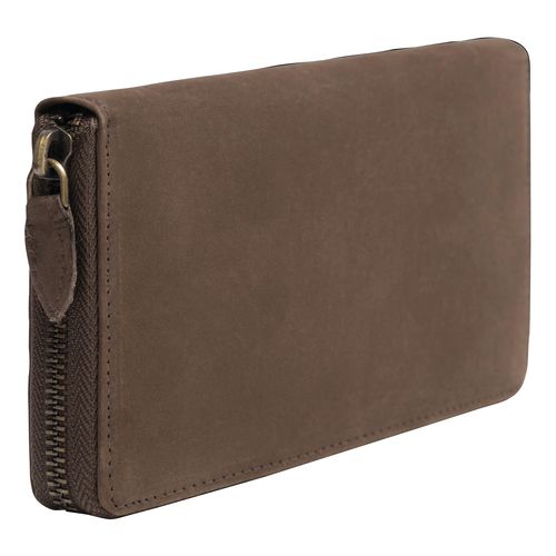 Porte-monnaie en cuir véritable LADY - 1