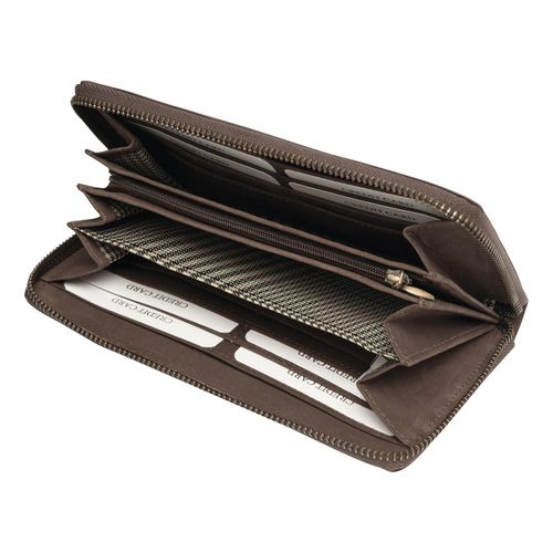 Porte-monnaie en cuir véritable LADY - 4