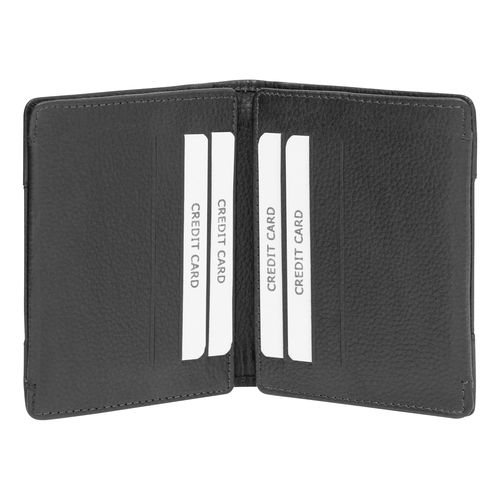 Porte-cartes en cuir véritable WALL STREET - 4