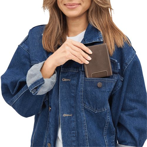 Portefeuille en cuir véritable WILD STYLE I - 7