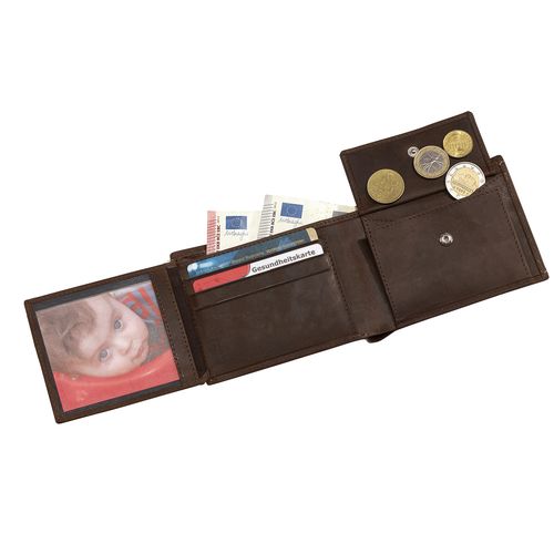 Portefeuille en cuir véritable WILD STYLE I - 9