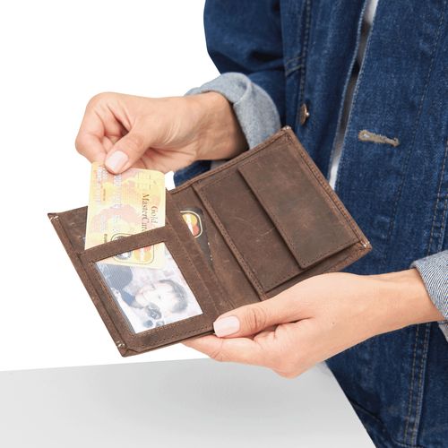 Portefeuille en cuir véritable WILD STYLE II - 7