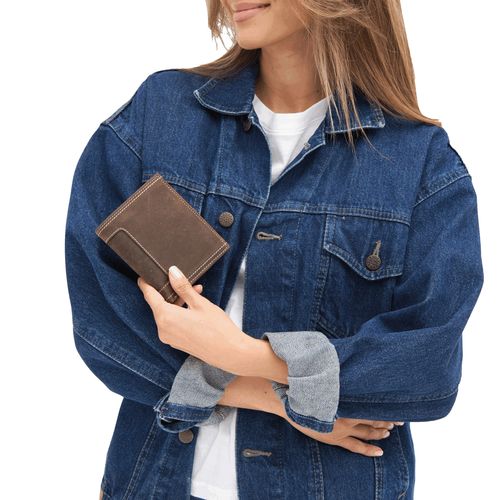 Portefeuille en cuir véritable WILD STYLE II - 8