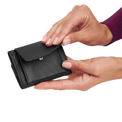 Portefeuille en cuir véritable CLUB - 8