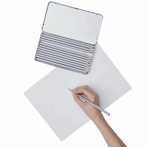 12 Crayons de couleurs SILVERSTAR - 4