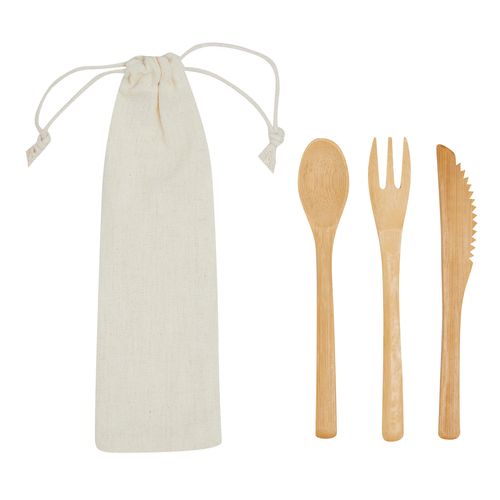 Ensemble de couverts en bambou NATURAL TRIP - 2