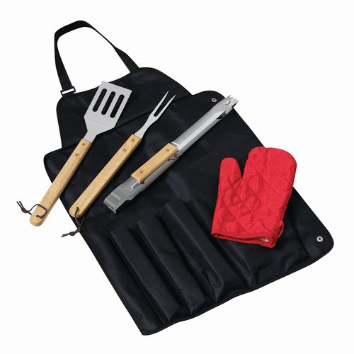 Tablier avec couverts de barbecue GREAT BBQ - 1