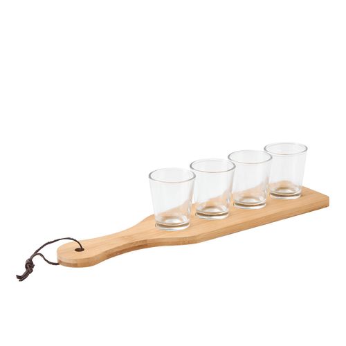 TABLA CON VASOS DE CHUPITO BAMBOO PARTY