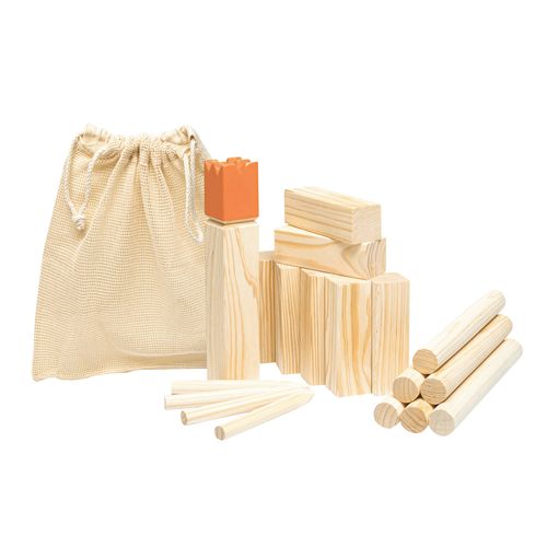 Jeu de lancer viking KUBB en bois - 1