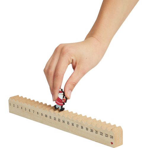 Calendrier en bois WALKING SANTA - 4