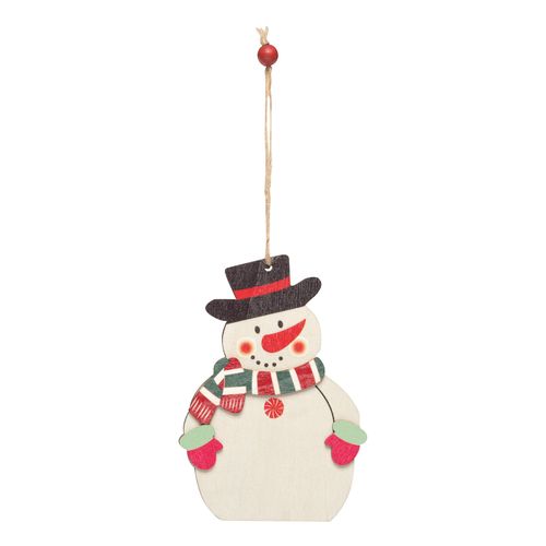 COLGANTE/REGALO, ÁRBOL DE NAVIDAD WOODEN CLAUS