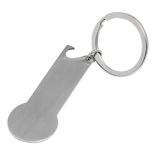 Porte clés décapsuleur jeton NO COIN - 1