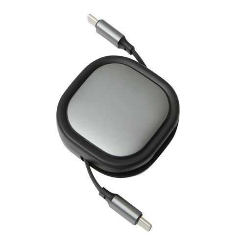 Câble de charge et de données C2C, rétractable (longueur : env. 90 cm) - 1