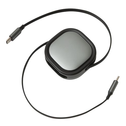 Câble de charge et de données C2C, rétractable (longueur : env. 90 cm) - 2