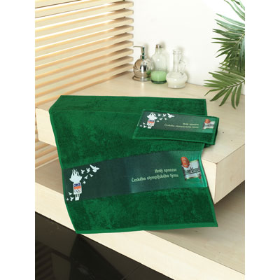 Serviette avec bordure imprimée, SquareNuts - Mataro Advice srl