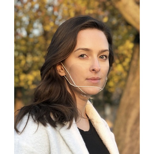 ATENA clear face shield-mask for mouth and nose