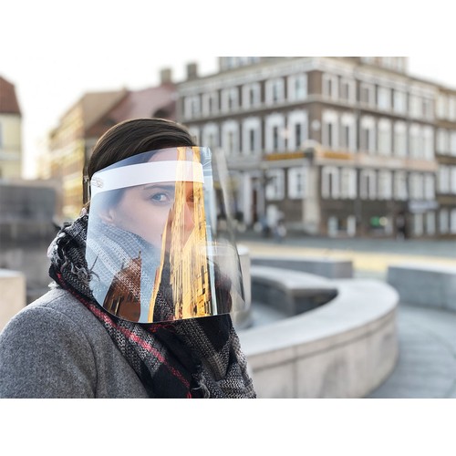 TEMIDA tilting face shield