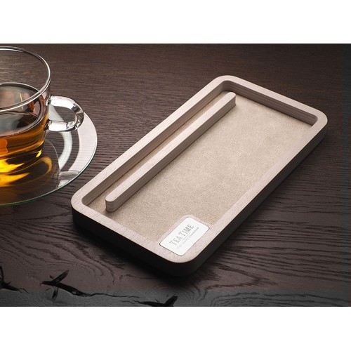 Wooden desk organiser