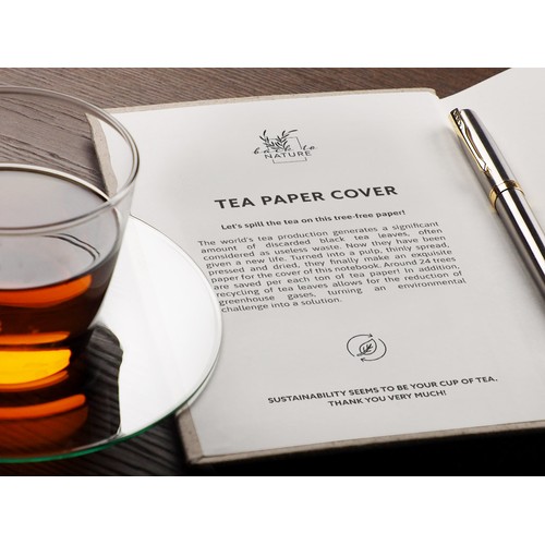 Recycled Tea Notebook Recycled Tea Notebook