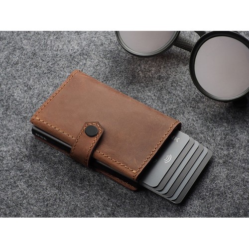 Portefeuille RFID - Cuir de chasse thumbnail 4