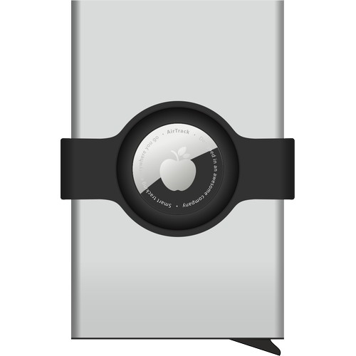 RFID credit card case with holder for AirTag