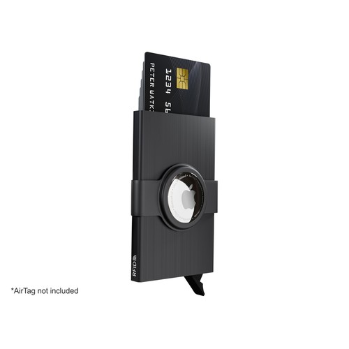 RFID credit card case with holder for AirTag
