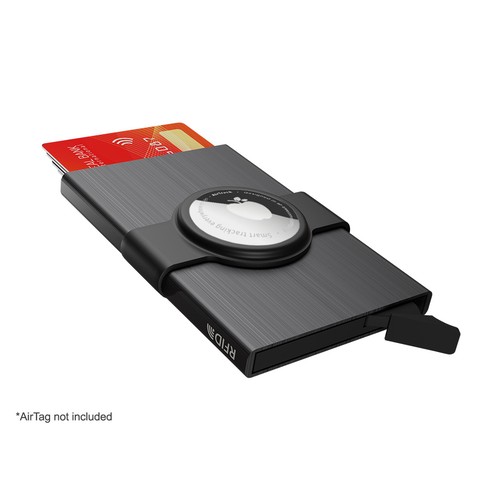 Étui pour cartes de crédit RFID avec support pour AirTag thumbnail 4