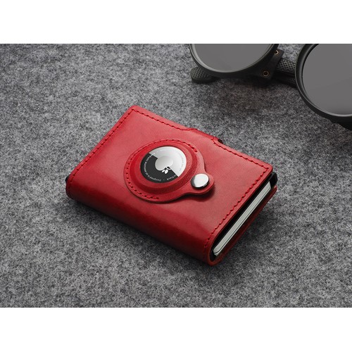 RFID wallet with AirTag pocket