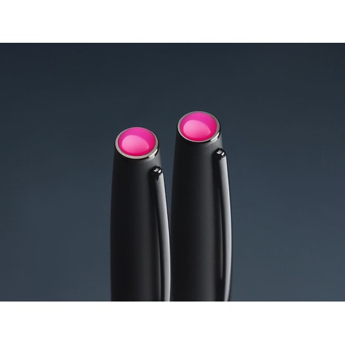 Magenta agate pen set