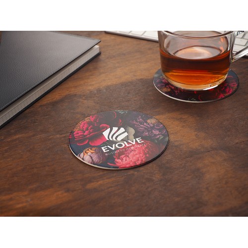 Printed paper coaster