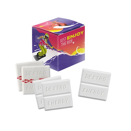 Mini-cube publicitaire Dextro Energy* - 2