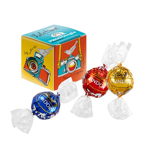 Mini-cube publicitaire Lindor - 1
