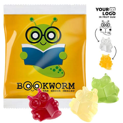 Gommes de fruits PERSONNALISÉES, 30 g, comp. - 1