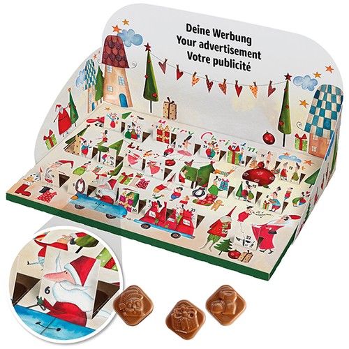 Calendrier A. pop-up au chocolat - 1