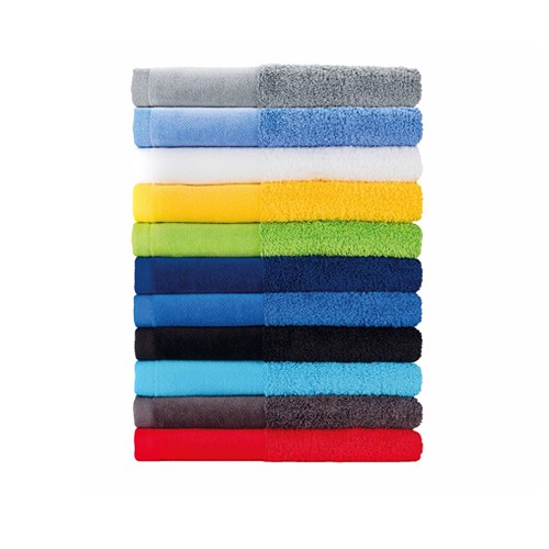 DELUXE serviette éponge avec liteau en chenille