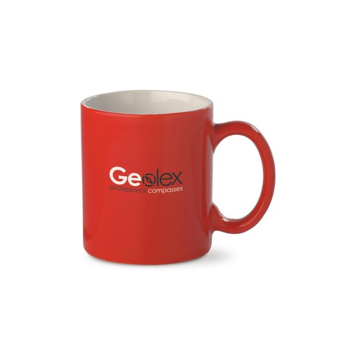 Mug Oslo Rouge 300ml personnalisé