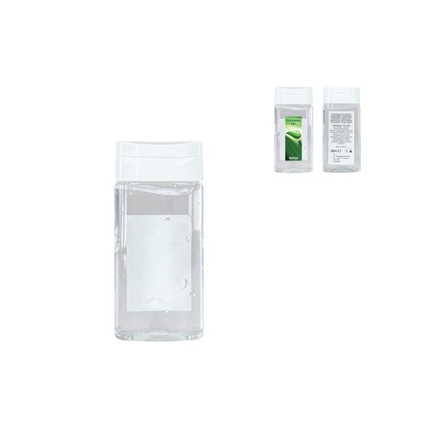 Flacon gel hydroalcoolique personnalisé pour les mains. Fabrication Europe 28ml
